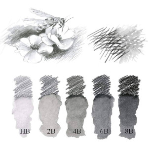 Олівець 2B чорнографітний акварельний Faber-Castell. Photo 3